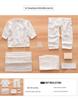 Four Seasons Baby Gift Box: Pure Cotton Clothes & Supplies for 100 Days & Full Moon Celebrations.