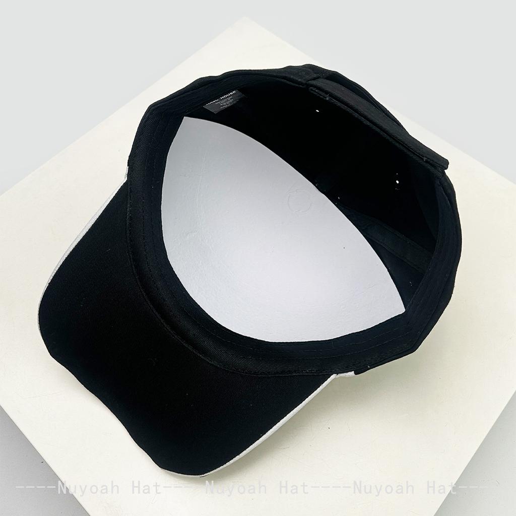 And Women Color Contrast 3D Letter Print Embroidery Baseball Caps Sun Protection Personalized All-Match Hardtop Peaked Hats Fashion Street Style