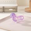 1/2/4 buc sclipici Dachshund jucărie de stoarcere transparentă câine formă stres ameliorarea anxietății jucărie senzorială minge de stres în creștere lentă animale jucărie de mână