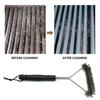 1pc Extra-Long Handle Y-Design Grill Cleaner Brush - Durable Stainless Steel Bristles for Non-Stick BBQ Cleaning - Ideal Outdoor Grills Accessory