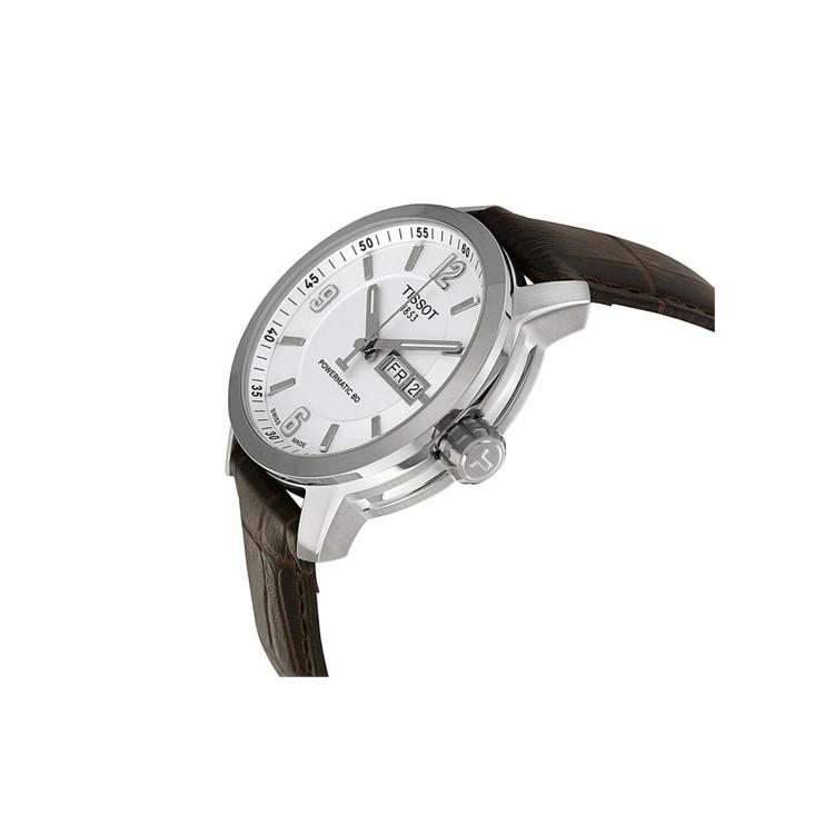 TISSOT Automatic Mechanical Movement Men's Watches Watch 39mm White Dial Stainless Steel Case T055.430.16.017.00