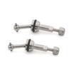 2 Pcs Extended Metal CVD Cardan Shaft 2mm With M2 Nut For 1/28 RC Car Wltoys K969 K989 K979 P929 Upgrade Parts