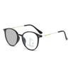 New Round Frame Pochromic Reading Glasses Men Women Progressive Multifocal Eyewear Ultralight HD Lens Far Sight Eyeglasses