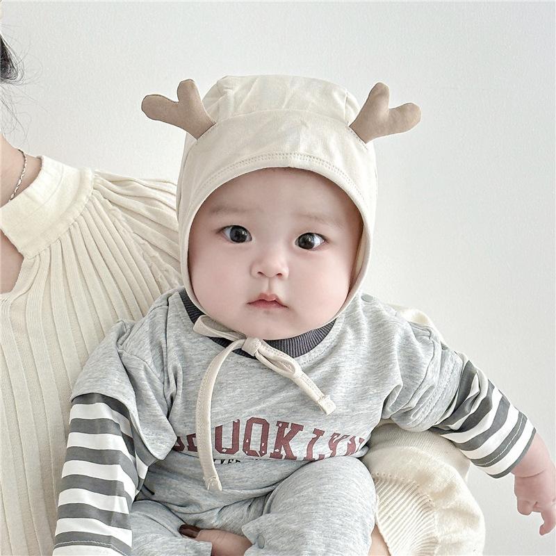 Infant and Toddler Hat Spring and Autumn Thin Cute Kiln Door Court Hat Men and Women Baby Little Month Old Newborn Baotou Hat