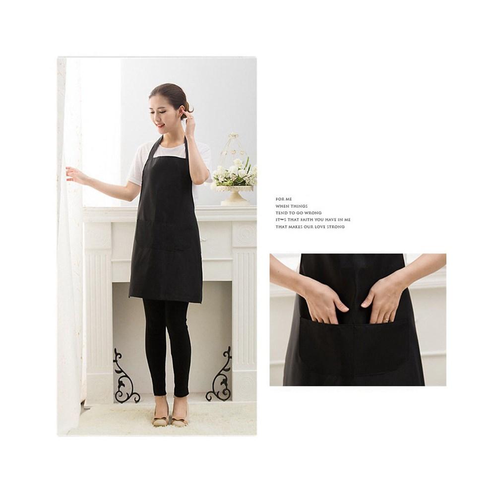 

Home Kitchen Simple Stylish Pure Color Apron Green