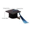 Stylish Graduation Hat Hair Clip Accessory Easy To Use Hair Clip Personalized Duckbill Clip for Headwear Enthusiasts
