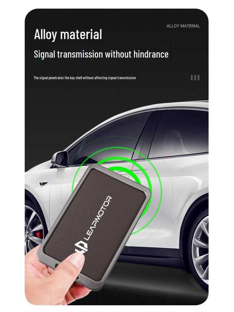 2024 Leapmotor C10 NFC Card Key Cover: Special Metal Shell Holder