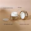 Acrylic Diamond Set Bottle Cosmetic 30/50/100ml Press Essence Lotion Dispensing Bottle 15/30/50g Acrylic Cream Bottle
