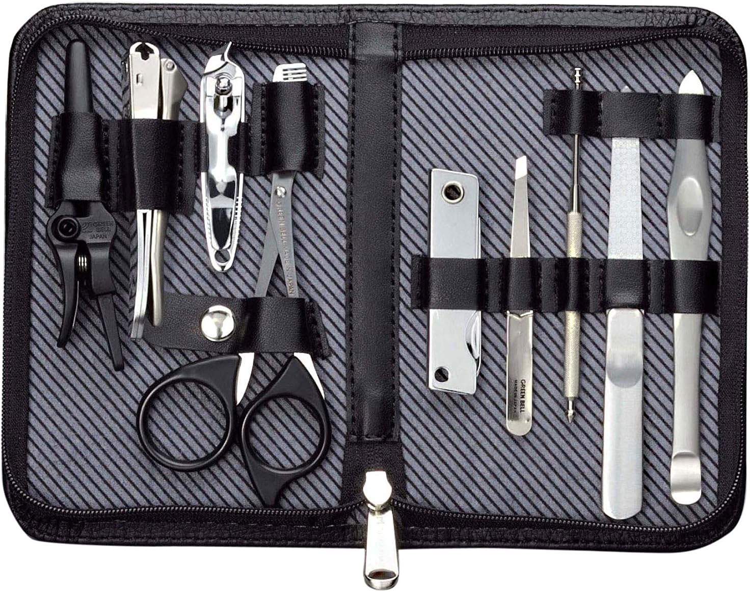 Green Bell Master Craftsmanship Grooming Kit LA Set 9-Piece G-3108