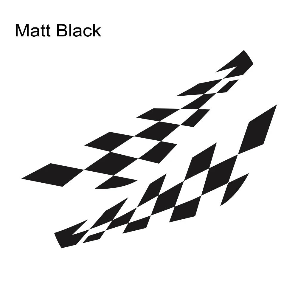 Car Door Side Lattice Vinyl Film Sticker For Mercedes Benz Smart Fortwo W453 W451 Auto Racing Sport Body Decor Decal Accessories