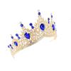 New European and American Bridal Crown Rhinestone Headband Baroque Alloy Crown Wedding Dress Accessories