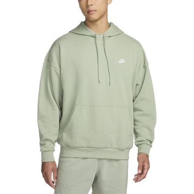 Nike Sweat à capuche tricoté Club Fleece Uni Doux Confortable Homme hoodies Émeraude-Horizon Blanc HJ1817-370
