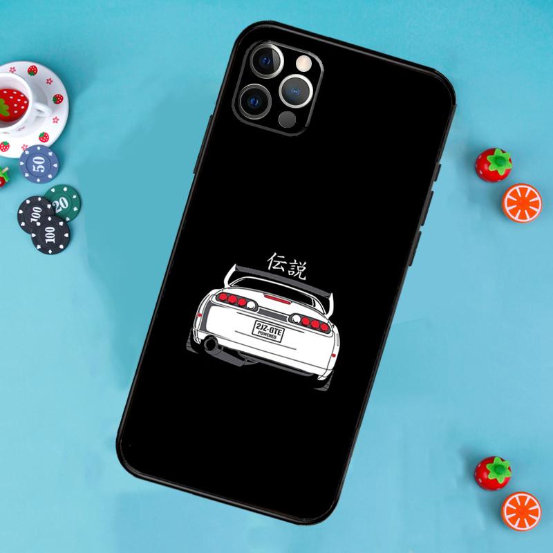 Sports Car JDM  Drift Phone Case For iPhone 17 Air 16 15 14 13 11 12 Pro Max 13 12 mini 15 16 Plus 16e Cover Funda
