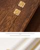 High-End Walnut Wood Notebook Gift Box - Cultural & Creative Business Souvenir with Logo Printing