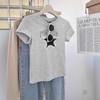Women's Short-sleeved T-shirt Women's Summer Star Print Slimming Top