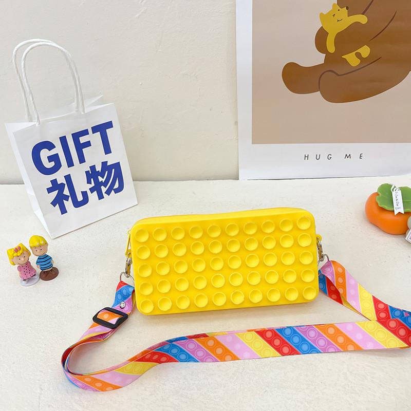 

Colorful And Stylish Silicone Crossbody Bag For Kids With Large Capacity For Everyday Use StyleA