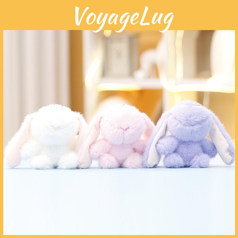 Bunny Plush Toy Pendant Cartoon Animal Keychain Bag Decoration Cute Kids Gift