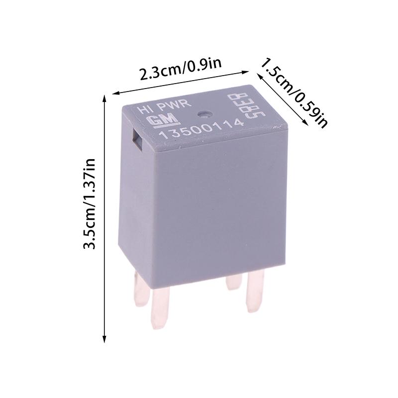1Pcs Gm 13500114 4Pins Automotive Relay 12V Dc Multi-Use Car Relay For Air Conditioner Fan Oil Pump