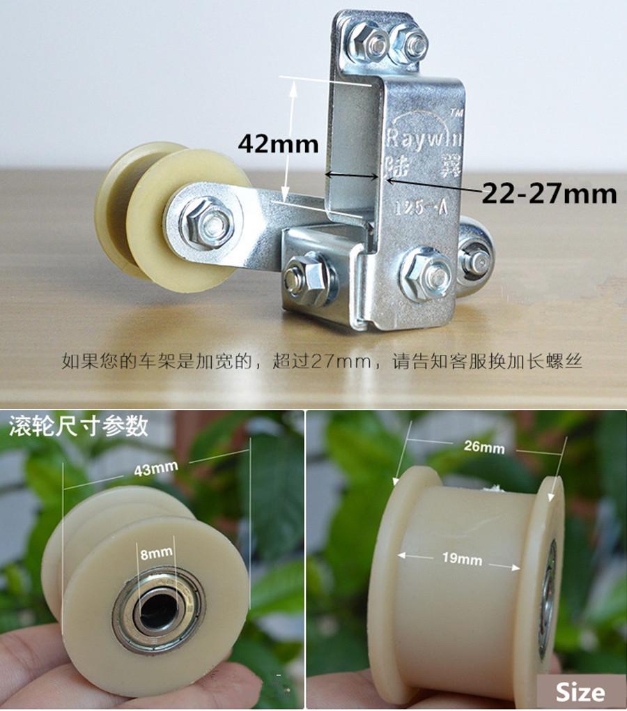 Motorcycle MTB High Strength Steel Automatic Chain Tensioner Anti-skid Chain Guide Chain Bolt On Roller Chain Adjuster Square Fork