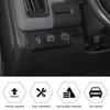 RT-TCZ Carbon Fiber Headlight Switch Button Panel Trim Cover Decoration Interior Accessories for Chevrolet Colorado 2014-2023,for GMC Canyon