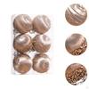6Pcs Christmas Ball Ornaments Hanging Shatterproof Balls Decorative Bauble for