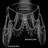 Stylish Layered Rhinestones Body Chain Premium Alloy Construction Versatile Styling for Concerts and Event