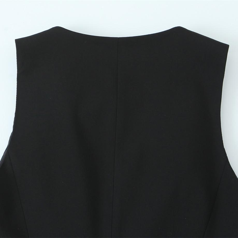 Spring 2025 Women's Fashion: Versatile Slim Sleeveless Suit Vest