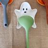 ABWR-Cute Halloween Ghost Spoon Rest White For Kitchen Counter, Cooking Spoon Holder Utensil Rest(For Kitchen)