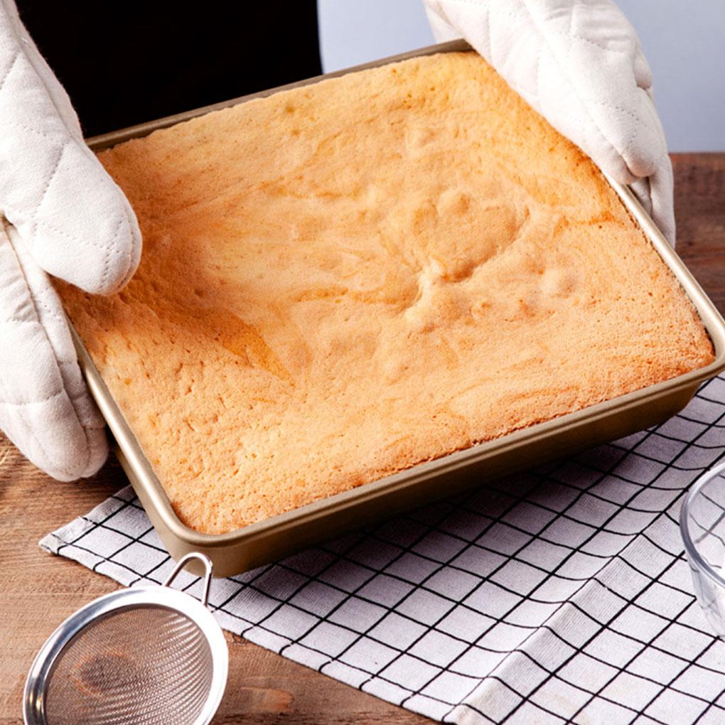 Cake Baking Pan Non-Stick Oven Baking Pan Non-Stick Cookie Bread Bakery Rectangle Sheet Tray DIY Kitchen Chef Bakeware