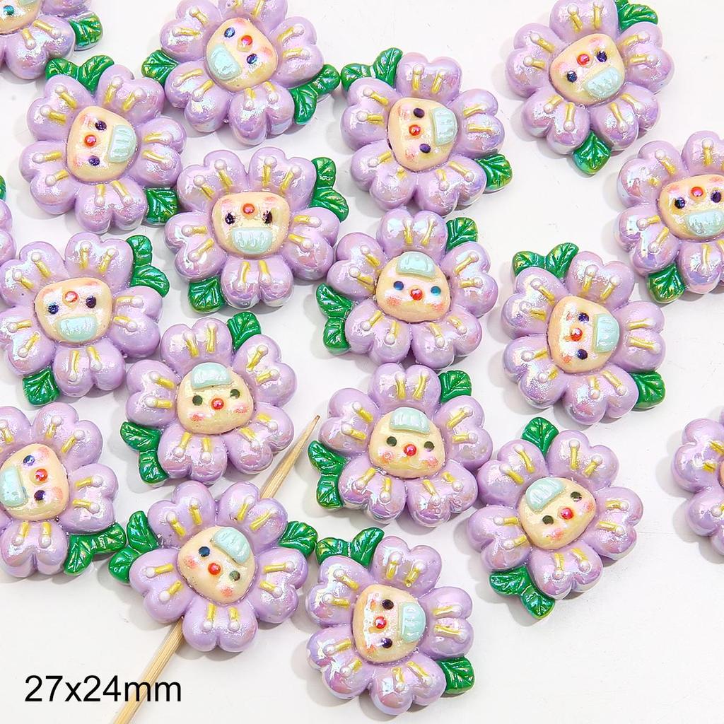 Harzperlen-Anhänger-Charms für Schmuckzubehör, DIY-Halskette, Armband-Zubehör