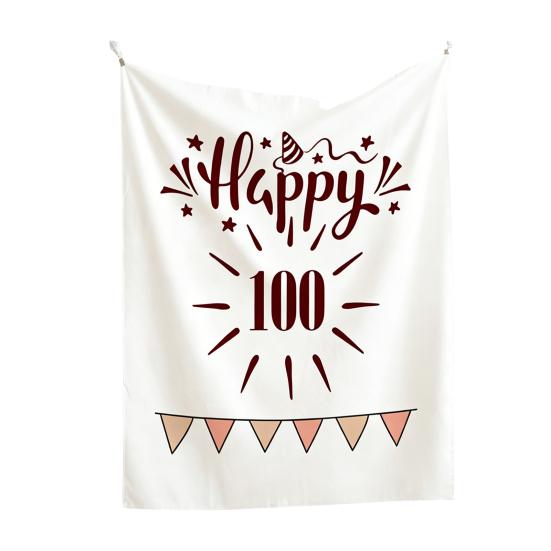 Baby Fødselsdags Baggrund, Grøn Skov Banner til Dreng Pige, 100 Dages Fejring Fest Dekorationer, Fotobaggrund Klud