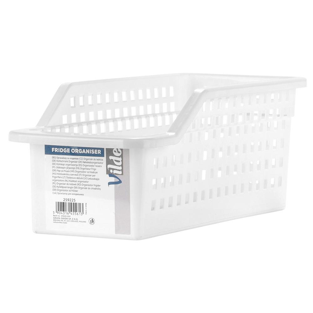 White refrigerator organizer 34.5x13x11.5 cm
