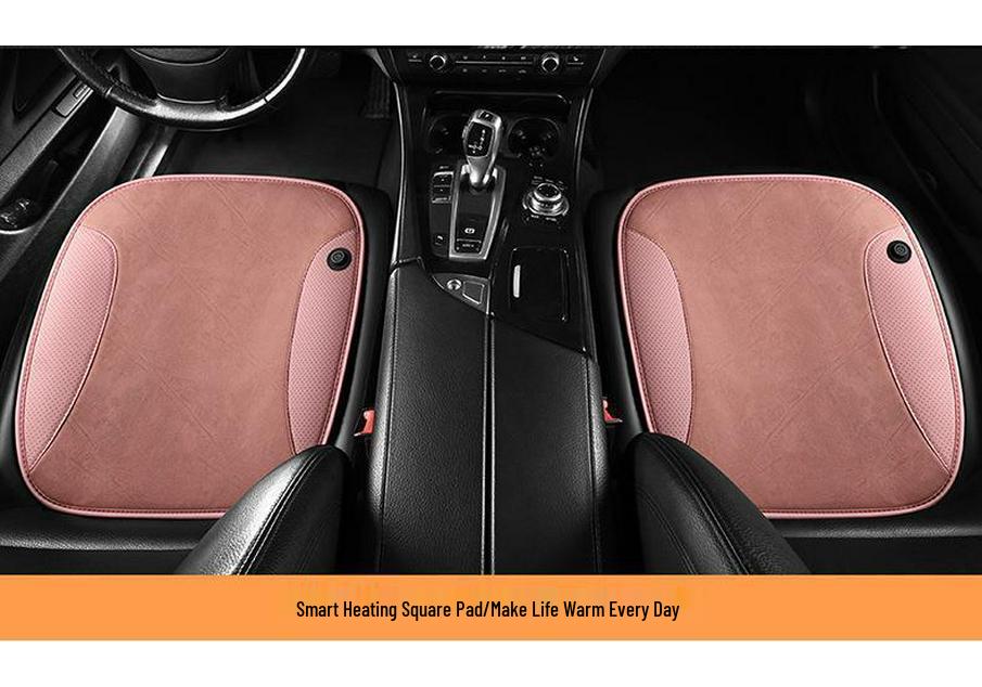 USB Heated Plush Seat Cushion for Car and Office