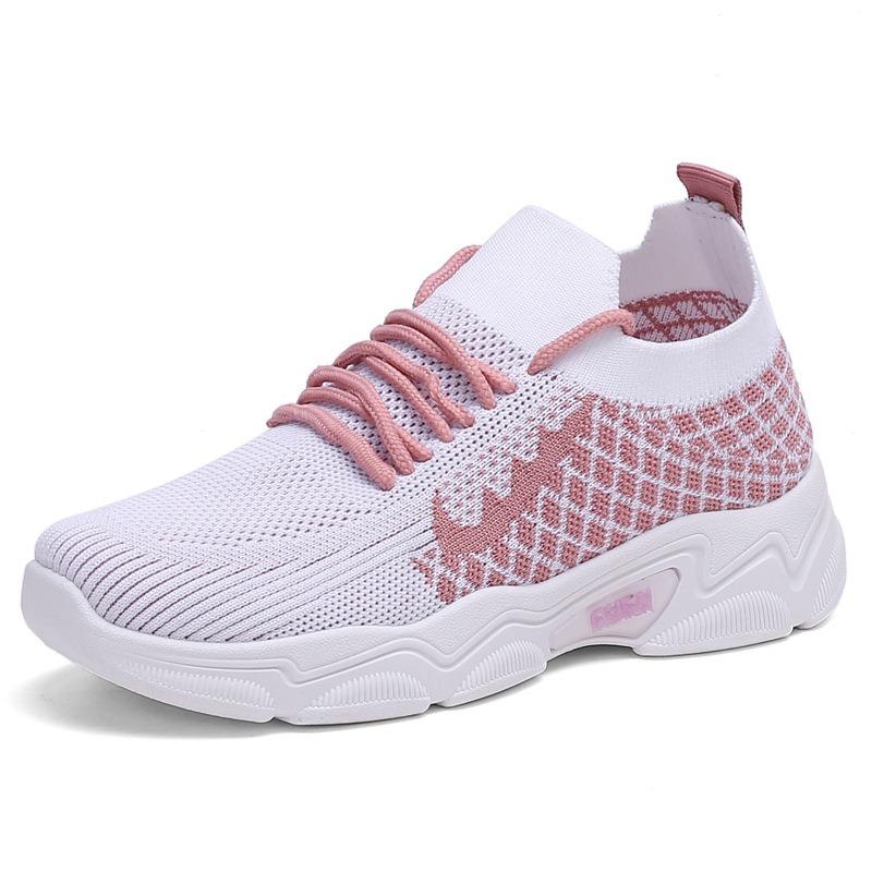Women's Thick Soled Casual Color Blocked Breathable Sports Shoes Women's Shoes