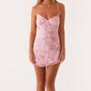 Women Sexy Sequin Short Dress Flower Embroidery Sleeveless Cami Mini Dress Summer Cross Backless Robe Clubwear Party Dress