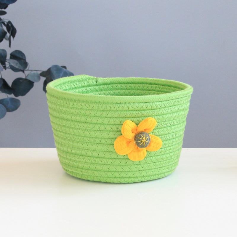 

Настольная корзина для хранения ключей, коробка для хранения рулонной косметики, коробка для хранения бумаги, корзина для хранения чайного столика Small зелёный