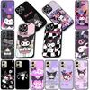 Soft Cover for Apple iPhone 13 12 Mini XS 11 Pro Max 7 8 Plus XR SE 2022 2020 SE3 Coque Phone Case Lovely Kuromi Cartoon
