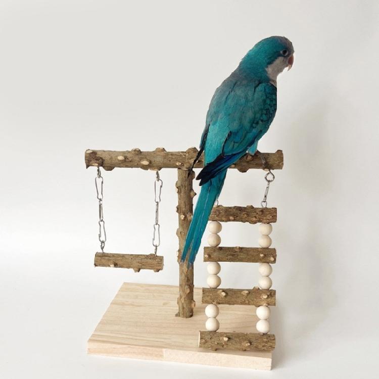 Multifunctional Parrots Stand Grinding Scratchers Toy for Conure Budgies
