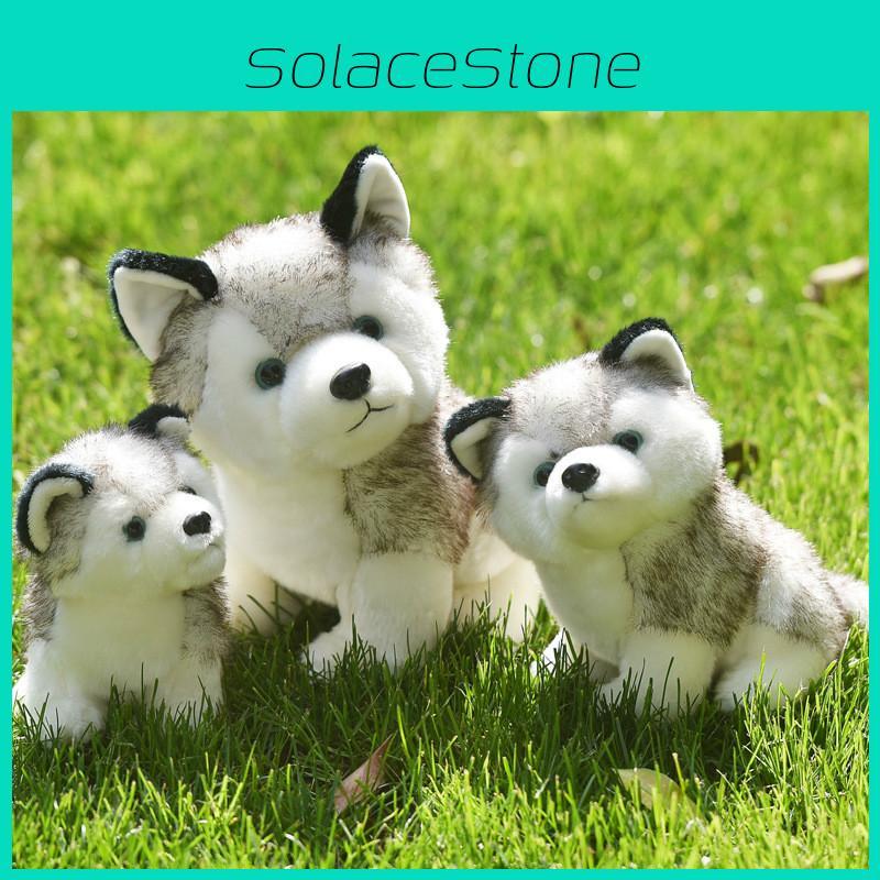 Plush Husky Doll Soft Toy Stuffed Animal Cute Dog Christmas Baby Kids Hot Toy