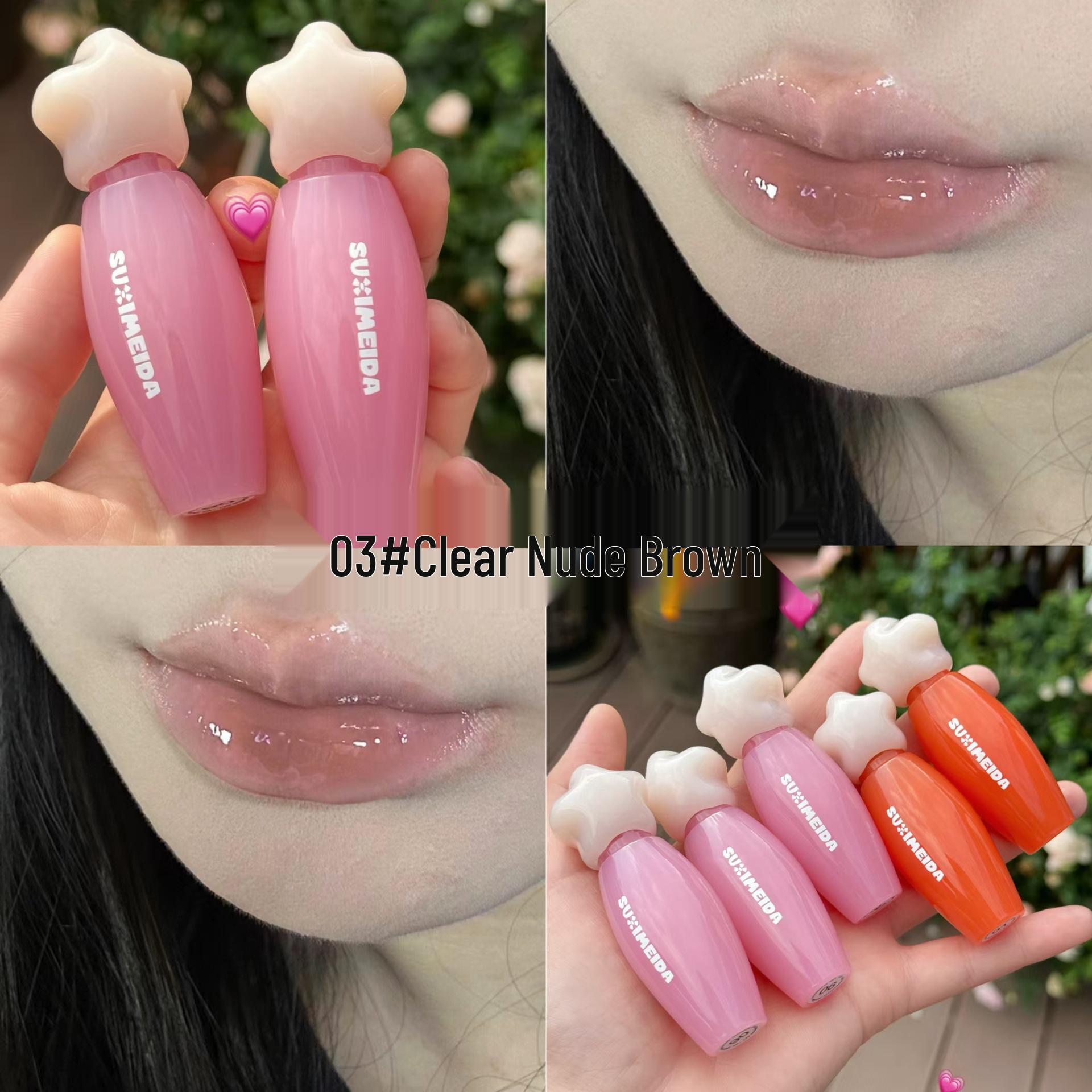 

Suxi Meida Корейский стиль Увлажняющий блеск для губ - Нежная девушка Отбеливающий блеск 2.5