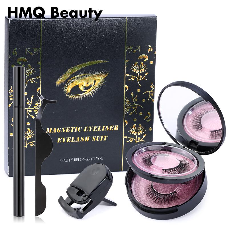 

HMQ Beauty набор накладных ресниц новая вязкая жидкая подводка для глаз без клея самоклеящаяся волшебная подводка для глаз щипцы для завивки ресниц косметические инструменты для макияжа