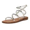 Fashion 2024 New Rivet Strong Flat Women Sandals Fashion Shoes Lightweight Non-slip Sabot Women's Summer Designer Studded Sandals