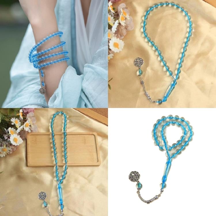 Islamic Worship Tasbih 33 Acrylic Beads Fade Resistant For Daily Prayers Spiritual Reflection And Faithful Observance