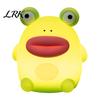 Nursery Sleep Companion Frog Silicone Night Light, Rechargeable Touch Bedside Lamp with 3 Brightness Soft Tap Light & Remote Control, 30 Min