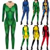 Mystique Women Xmen Catsuit Jumpsuit 3d Printed Halloween Party Costume Cosplay