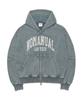 Nomanual C.A Vintage Hooded Zip-Up - Washed Gray