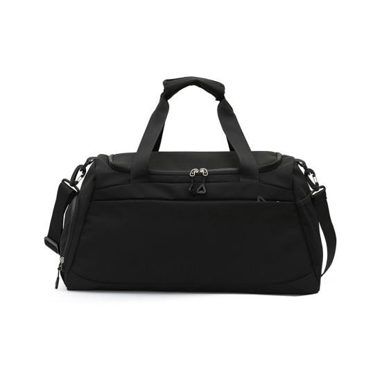 

Unisex Gym Bag Duffle Bag with Shoe Compartment Wet Pocket Weekender Tote Overnight Duffel for Travel Sports Fitness Workout Swimming чёрный