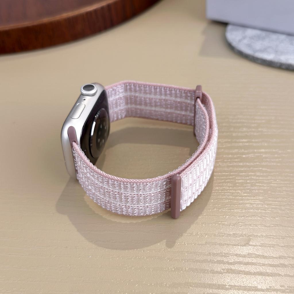 Exercise Breathable Nylon Wristband for Apple Watch Series 11 10 9 8 40mm 41mm 42mm 44mm 45mm 46mm Strap Nylon Watch Band For Apple Watch Ultra 49mm