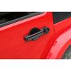 Exterior Door Handle Bowl Decor Cover Trim for Jeep Wrangler JK JKU 07-17 Carbon