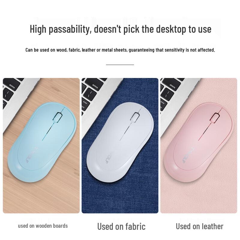 Leiwolf Q18 Wireless Ultra-Thin Optical Mouse